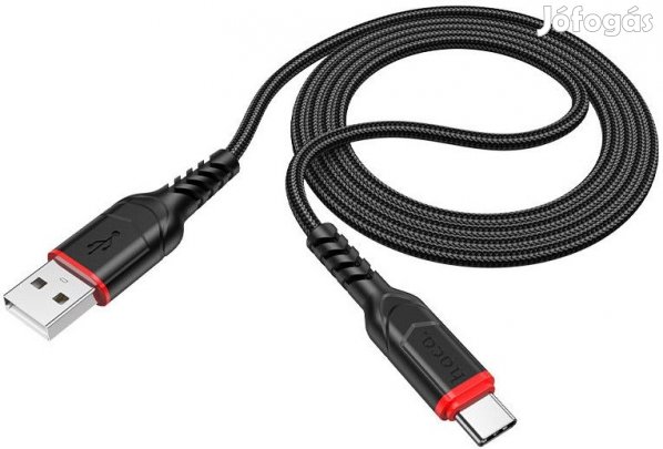 Kiváló, újszerű USB 2.0 Type-C töltőkábel 1m Hoco X59 INTEC PC