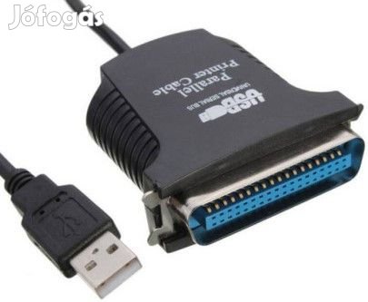 Kiváló, újszerű USB-A/LPT Printer kábel 75 cm INTEC PC