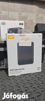 Kiváló, újszerű WD Elements 2.5" 1TB külső HDD INTEC PC