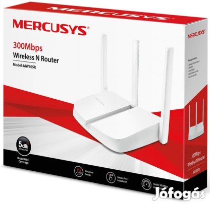 Kiváló, újszerű Wi-Fi router Mercusys MW305R INTEC PC