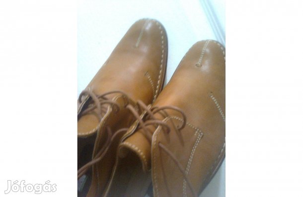 Kiváló állapotú Bőr férfi Félcipő - Bőr Talppal- Új