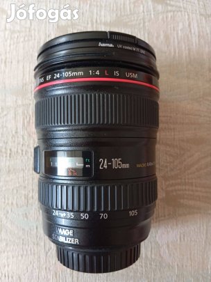 Kiváló állapotú Canon EF 24105mm f/4 L Is USM objektív