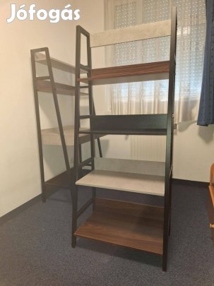 Kiváló állapotú, helytakarékos, létravázas polc