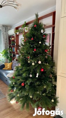 Kiváló állapotú műfenyő 210 cm
