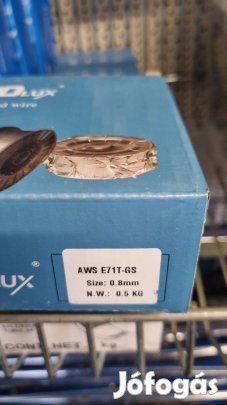Kiváló minőségű vákuumcsomagolt 0.8mm-es hegesztőhuzal, 0,5kg