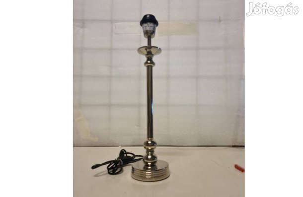 Klasszikus ezüst színű asztali lámpatest 47 cm , Light & Living