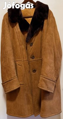 Klasszikus hosszú férfi irhakabunda 176-59-es méret