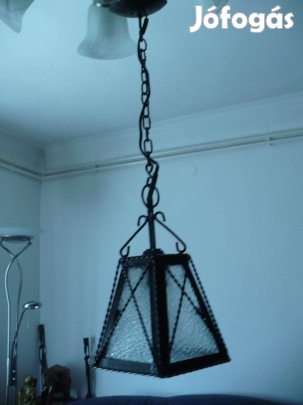 Klasszikus kovácsoltvas mennyezeti lámpa