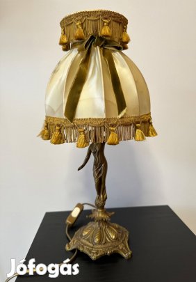 Klasszikus nőalakos asztali lámpa - vintage/antik stílus