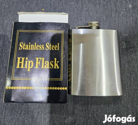 Klasszikus rozsdamentes acél laposüveg