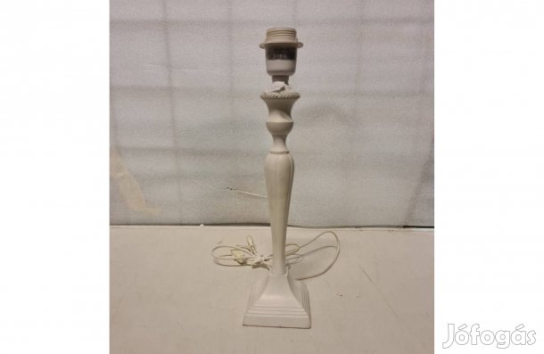 Klasszikus stílusú fehér asztali lámpa 40 cm