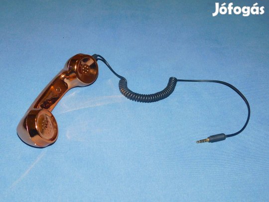Klasszikus telefon kézibeszélő formájú headset, 3,5 mm jack csatlakozó