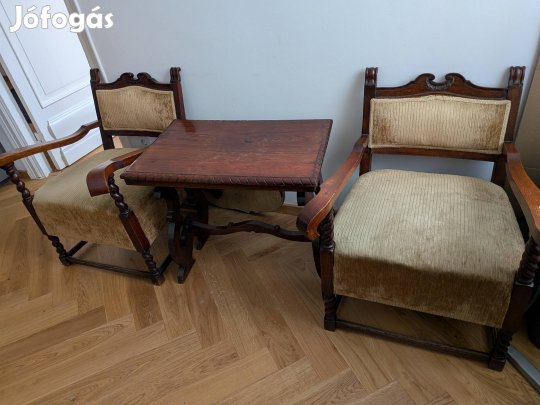 Klasszikus tömörfa ülőgarnitúra