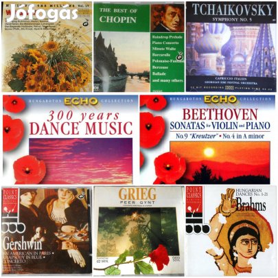 Klasszikus zene modern köntösben -komoly zenei CD-tár 8 remek CD-vel