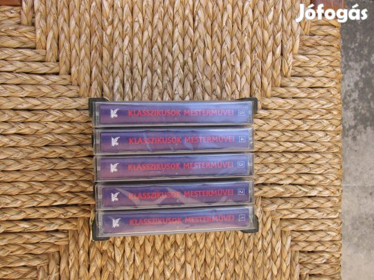 Klasszikusok mesterművei, 5 db kazetta