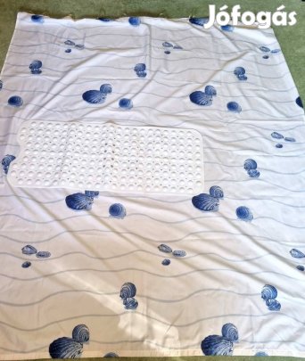 Kleine Wolke csak kinontott vadi új függöny zuhanyfülkébe, kádba extrá