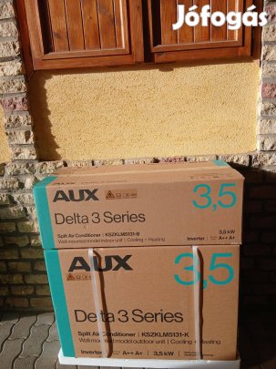 Klíma AUX DELTA 3 3,5 kW telepítéssel