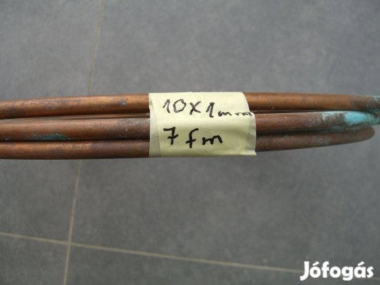 Klíma Rézcső 10X1mm 7fm