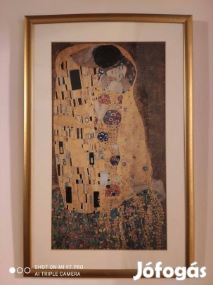 Klimt falikép aranyozott keretben