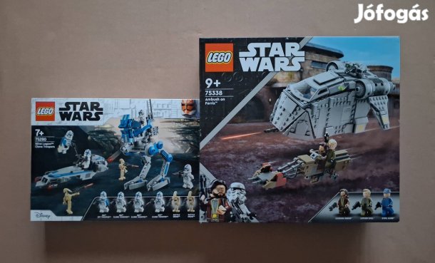 Klónok háborúja + Andor bontatlan Star Wars LEGO 75280 + 75338 utánvét