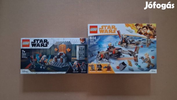 Klónok háborúja + Solo bontatlan Star Wars LEGO 75310 + 75215 utánv