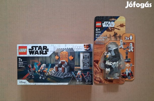 Klónok háborúja bontatlan Star Wars LEGO 40558 Clone + 75310 utánvét F