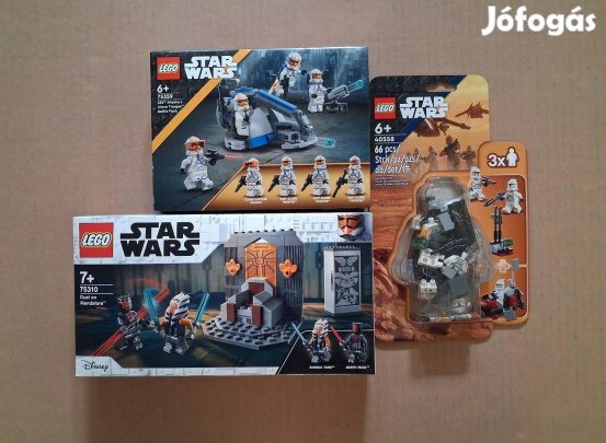 Klónok háborúja bontatlan Star Wars LEGO 40558 + 75310 + 75359 utánvét
