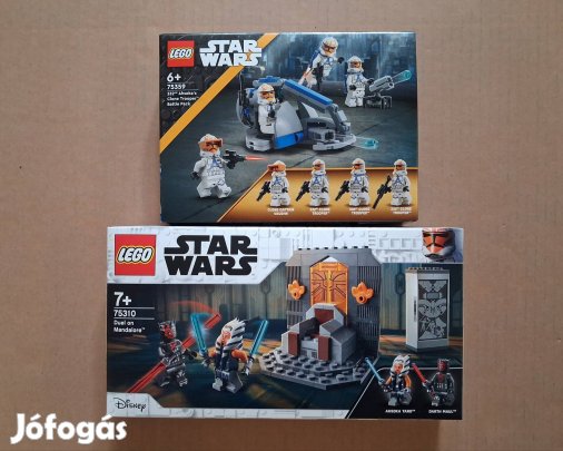 Klónok háborúja bontatlan Star Wars LEGO 75310 + 75359 Clone Trooper u