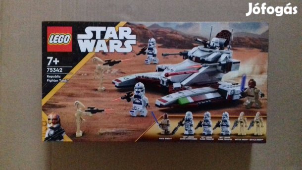 Klónok háborúja bontatlan Star Wars LEGO 75342 Republic Fighter Tank u