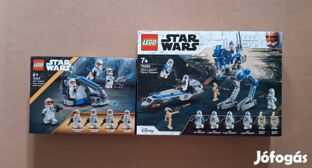 Klónok háborúja bontatlan Star Wars LEGO 75359 + 75280 Clone Trooper u