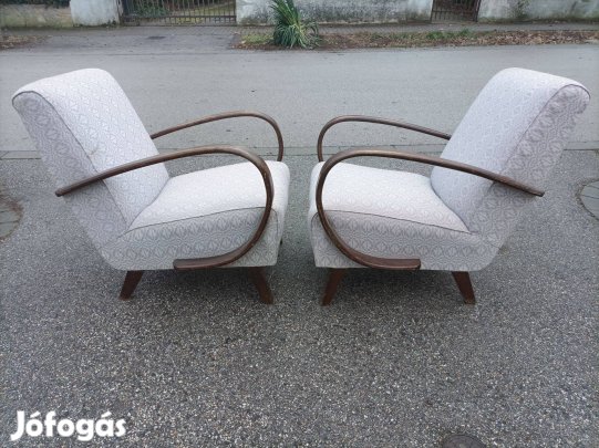 Klub fotel, párban Jindrich Halabala Artdeco