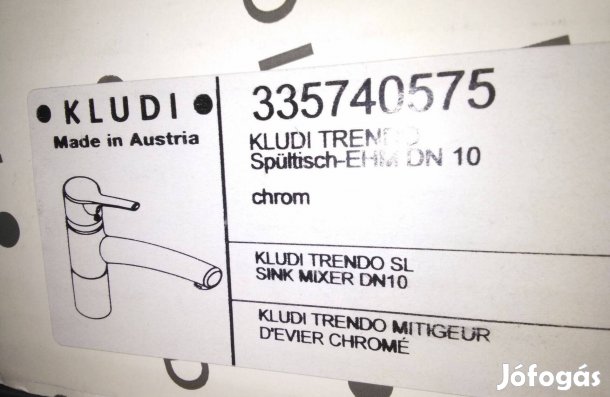 Kludi Trendo mosogató csaptelep 335740575 Eladó!