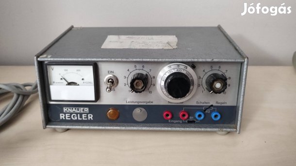 Knauer Regler elektromos műszer,teszteletlen állapotban, hozzáértőnek