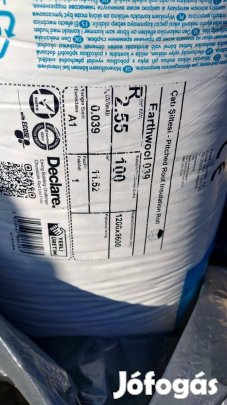 Knauf Earthwool 039 Üveggyapot (10 cm) Kamionos tétel, raktárról