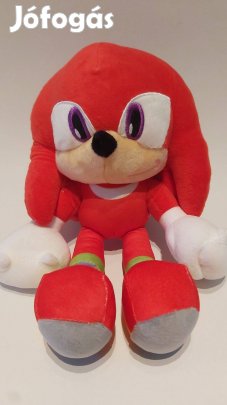 Knuckles Sonic a Sündisznó plüss 30 cm Új számlával készleten