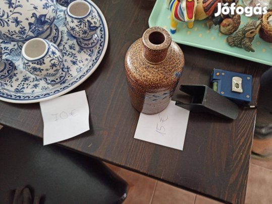 Kőagyag Henkelkrug Nyugat-Németországi fajansz váza