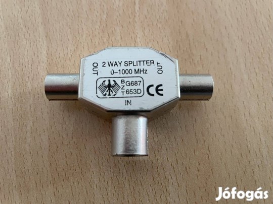 Koax kábel elosztó 0-1000 MHz