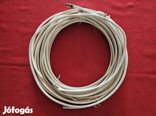 Koax kábelek ömlesztve, különböző hosszúságban és végekkel