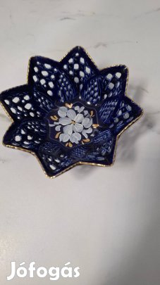Kobalt kék porcelán tálka