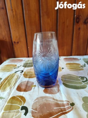 Kobaltkék kristály váza