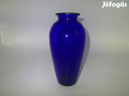 Kobaltkék üveg váza