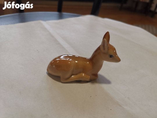 Kőbányai porcelángyár - porcelán őzike - őz