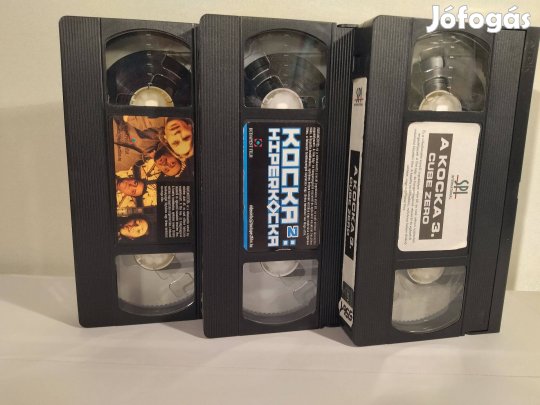 Kocka 1-2-3 Trilógia VHS Videokazetta