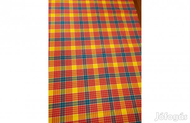 Kockás, igazi retró terítő eladó 120*140 cm