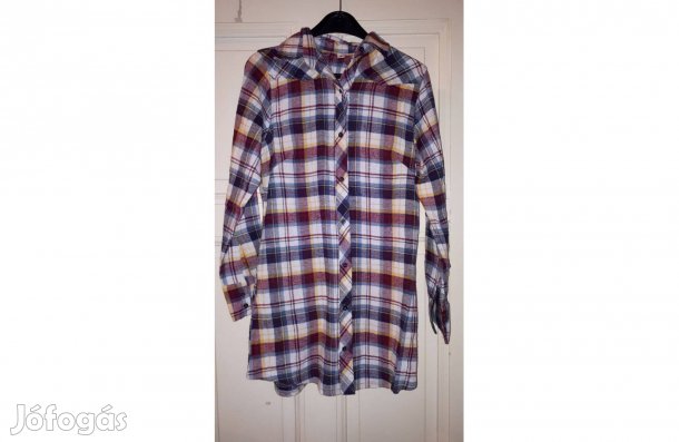 Kockás flanel női blúz, felső ( 38-as )