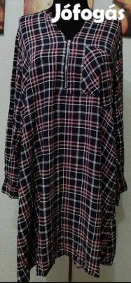 Kockás ing/tunika Nagy Méret!
