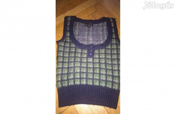 Kockás női mellény MNG