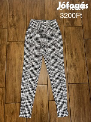 Kockás vékony leggingsp