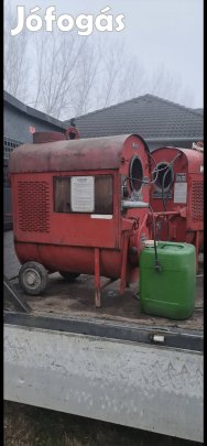 Kocoverk svéd gázolajos kéményes hőlégfúvó csarnok fűtés 