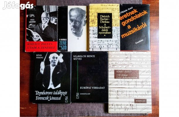 Kodály Liszt Wagner Ferencsik Stravinsky Zeneszerzők Zeneművek könyve